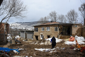 خسارت رانش زمین به ۱۲۰ خانه روستای حسین آباد کالپوش شهرستان میامی - سمنان