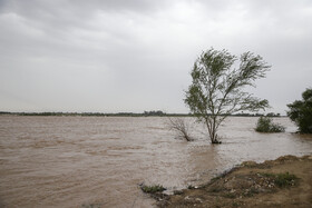 ساخت سیل بند بر روی کارون در روستای ملیحان اهواز