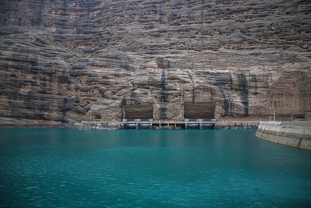 بازدید جهانگیری از سد دز در استان خوزستان