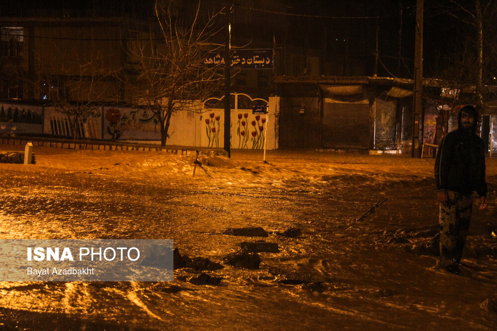 سیلاب در استان لرستان جاری شدن سیل در شهر کوهدشت