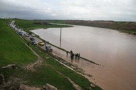 سیلاب در استان لرستان جاری شدن سیل در شهر کوهدشت