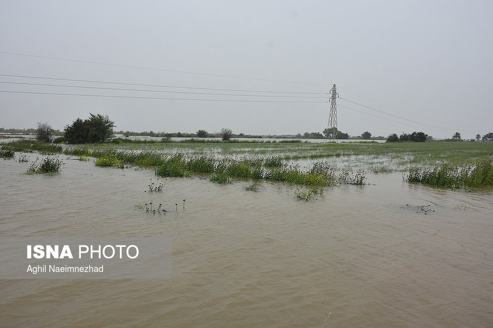 سیل در شرق و غرب رود کارون