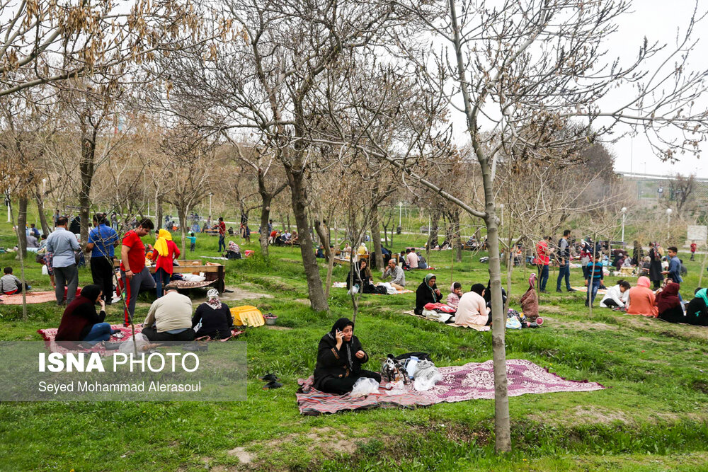 روز طبیعت در بوستان های ملت و وکیل آباد مشهد