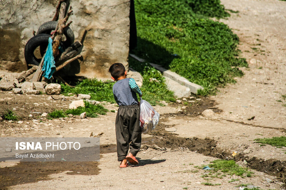 زیر آب رفتن روستاهای کنار سد سیمره