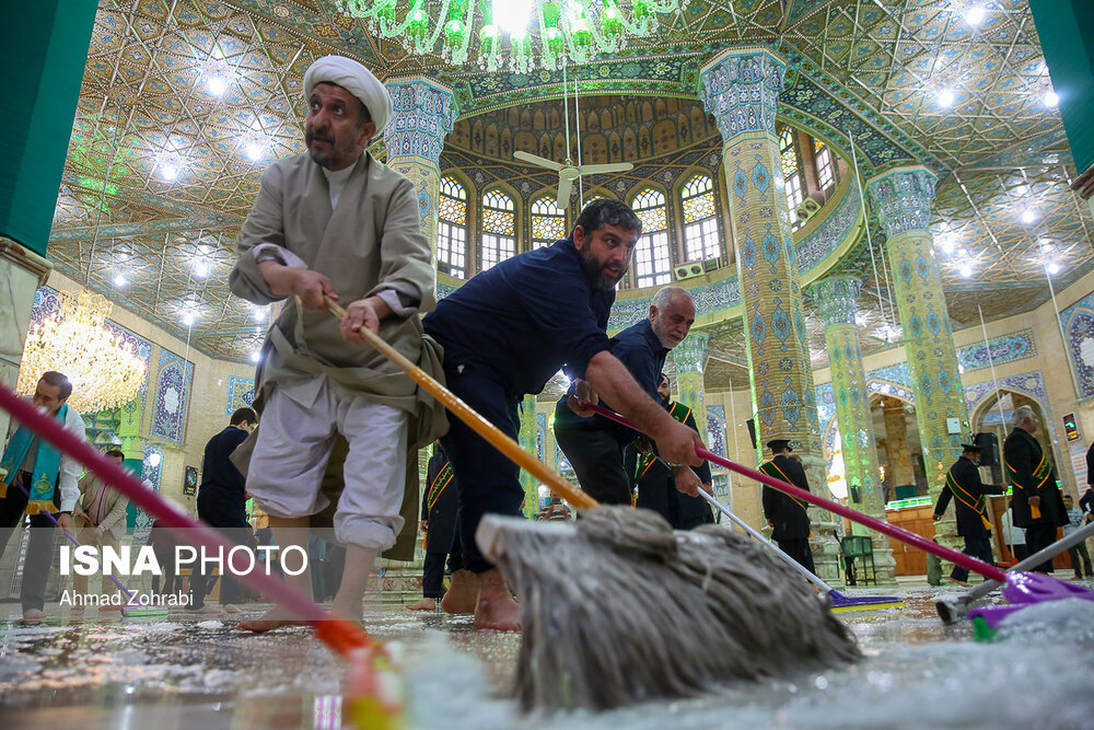 آیین غبارروبی مسجد مقدس جمکران