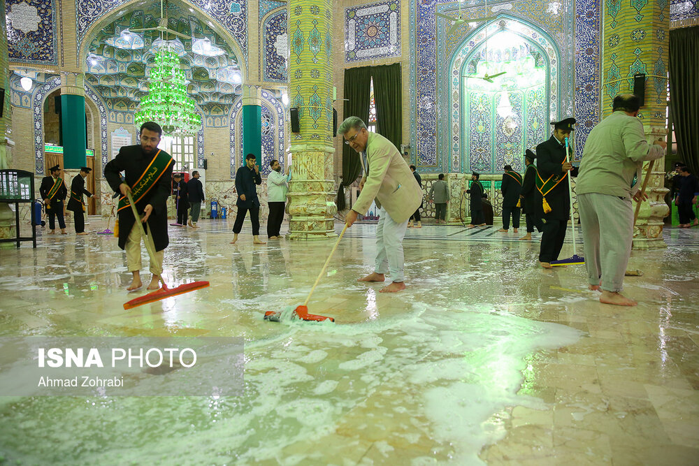 آیین غبارروبی مسجد مقدس جمکران