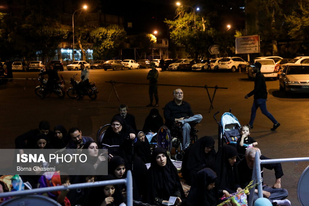 لیالی قدر، شب بیست و یکم ماه مبارک رمضان - میدان فلسطین