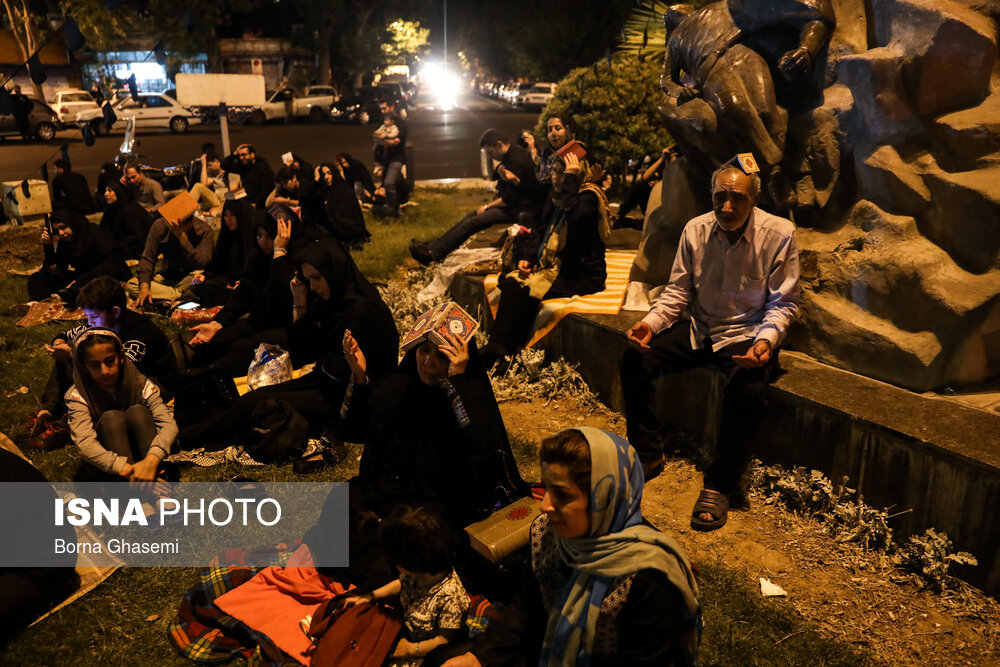 لیالی قدر، شب بیست و یکم ماه مبارک رمضان - میدان فلسطین