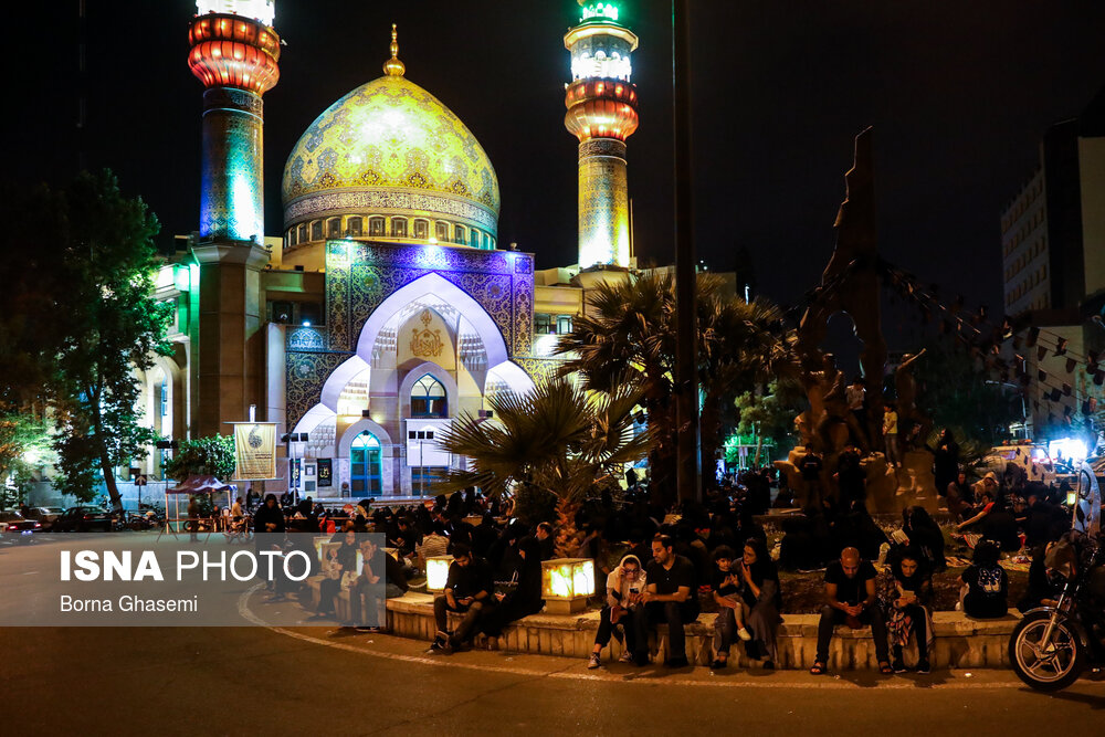 لیالی قدر، شب بیست و یکم ماه مبارک رمضان - میدان فلسطین