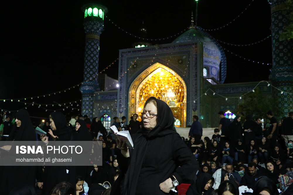 لیالی قدر، شب بیست و یکم ماه مبارک رمضان - امامزاده پنج تن لویزان