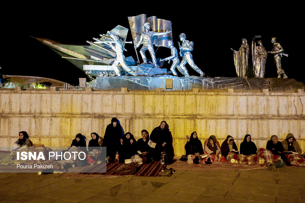 لیالی قدر، شب بیست و یکم ماه مبارک رمضان در باغ موزه دفاع مقدس همدان