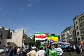 حضور مردم روزه دار پایتخت پیش از آغاز مراسم راهیپمایی روز قدس