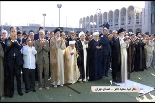 نماز عید سعید فطر به امامت رهبر انقلاب اقامه شد