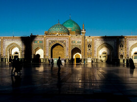 نمایی از مسجد گوهرشاد در صحن جامع رضوی حرم امام رضا(ع)