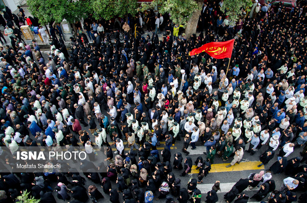 تشییع پیکر شهید «امیر مختار جعفری»، شهید درگیری‌های چند روز اخیر مامورین نیروی انتظامی در فنوج سیستان بلوچستان