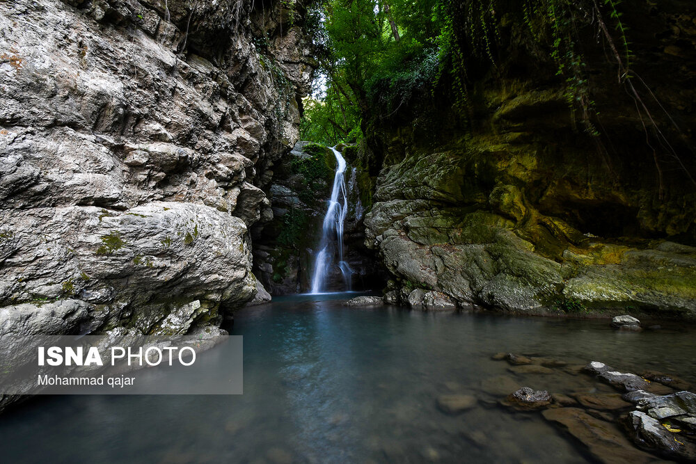 ایران زیباست؛ آبشار شیر آباد در استان گلستان