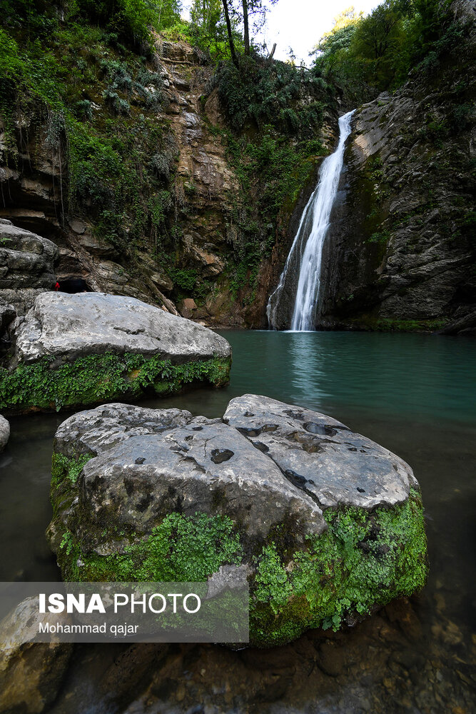 ایران زیباست؛ آبشار شیر آباد در استان گلستان