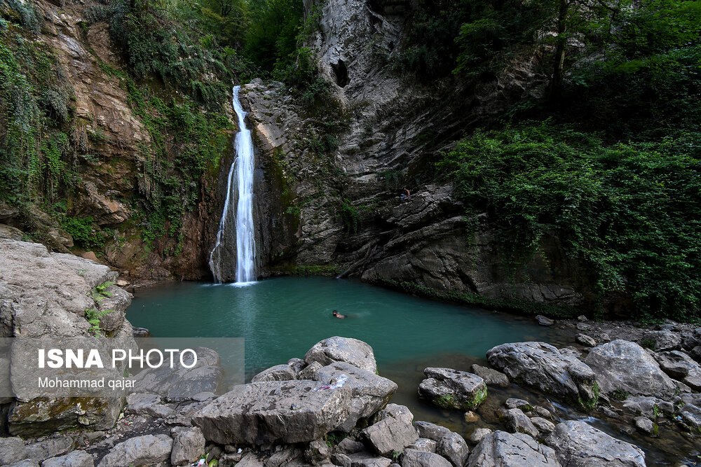 ایران زیباست؛ آبشار شیر آباد در استان گلستان