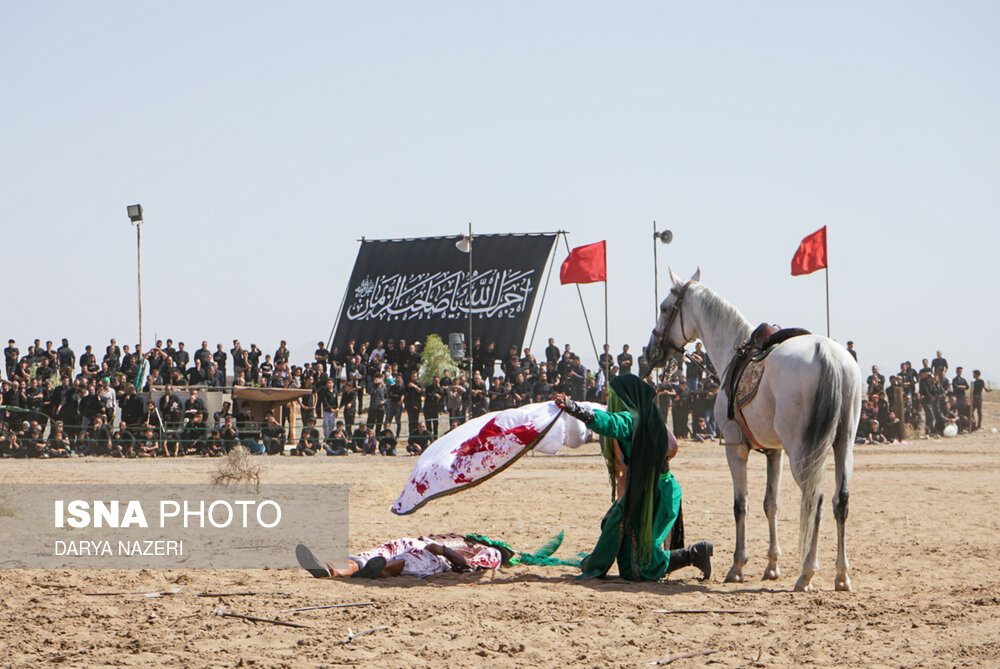 مراسم تعزيه روز عاشورا در آران و بيدگل