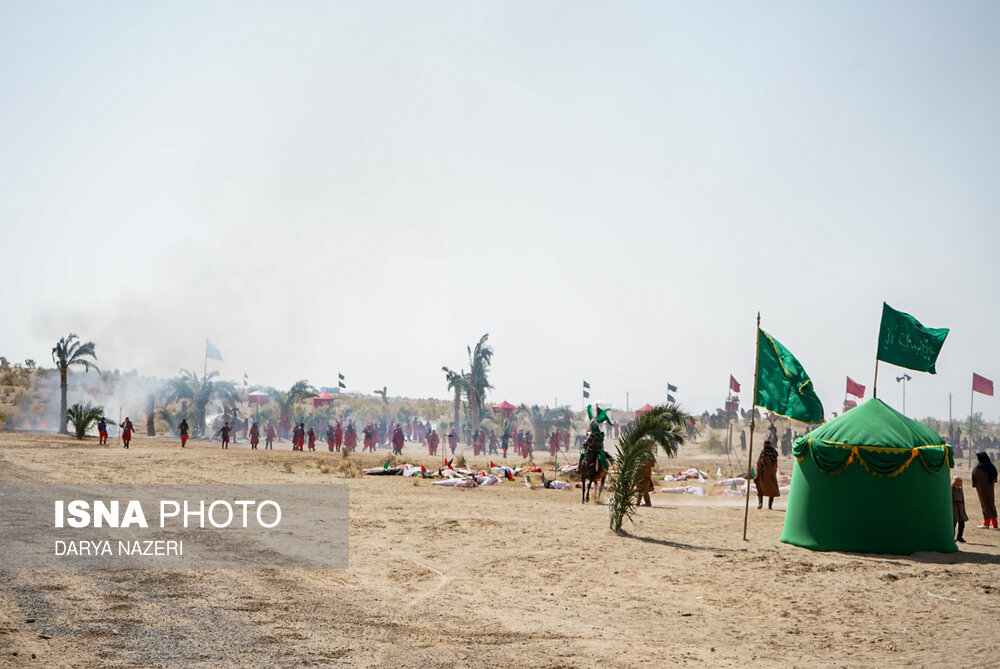 مراسم تعزيه روز عاشورا در آران و بيدگل