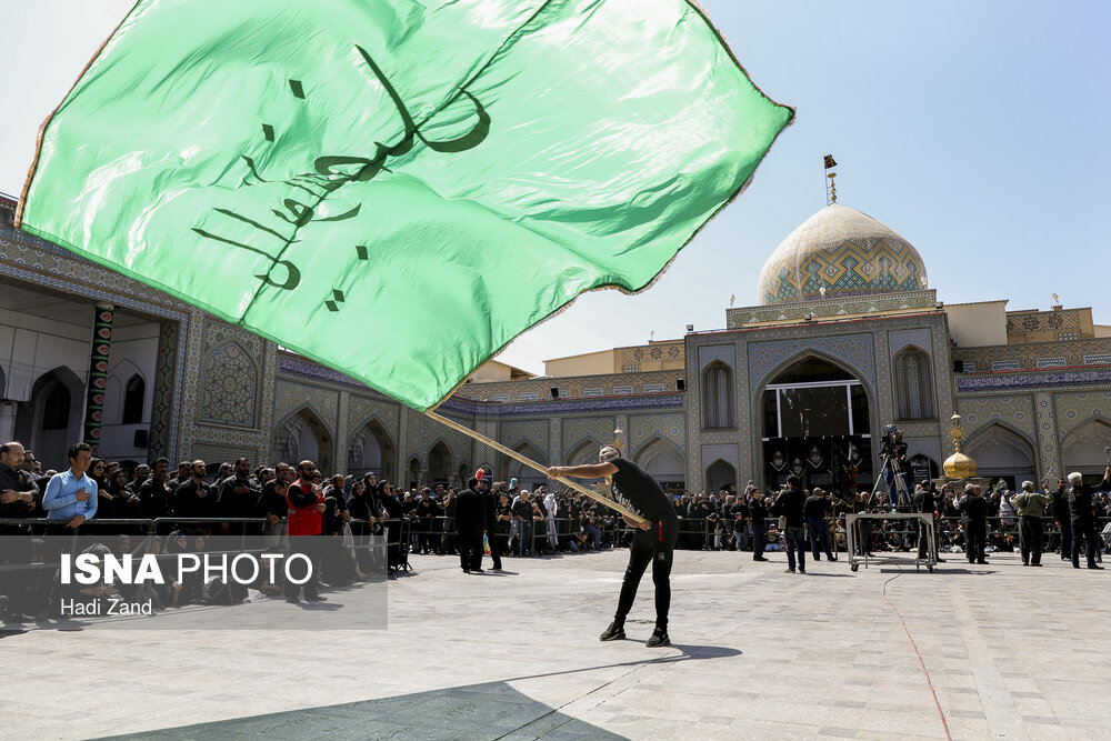 عزاداری عاشورای حسینی در حرم مطهر شاه عبدالعظیم