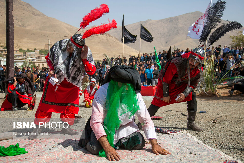 تعزیه خوانی در روستای تاریخی کندوله در کرمانشاه