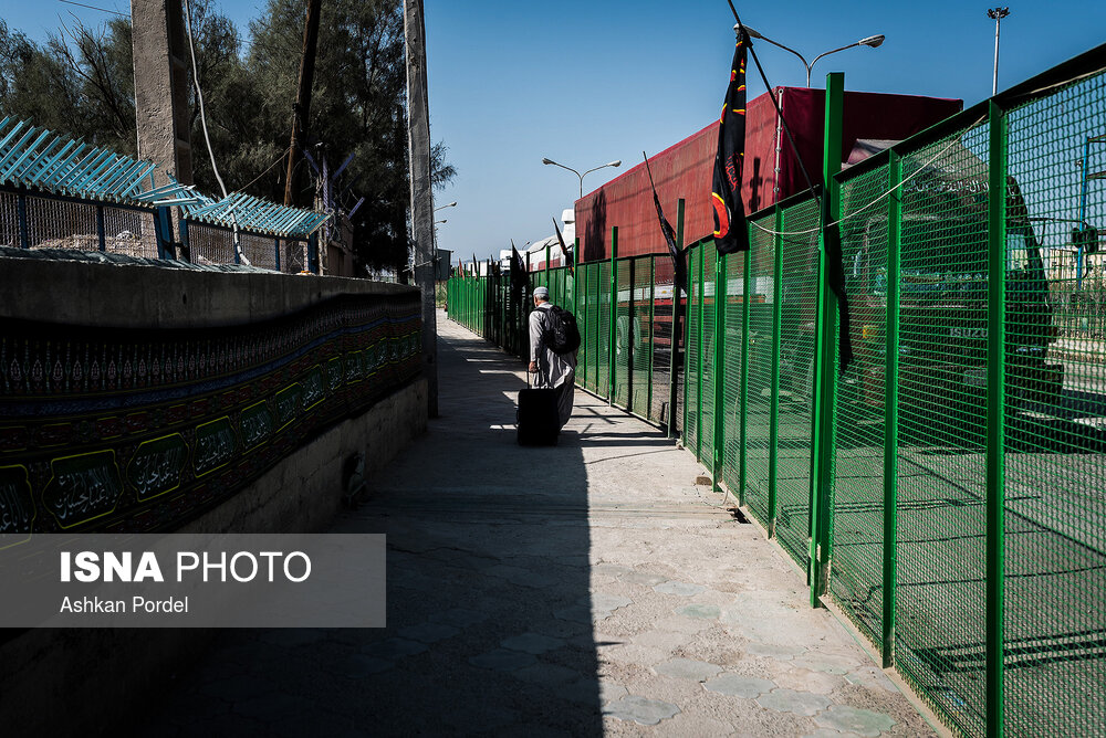 ورود زائران اربعین حسینی پاکستانی - مرز میرجاوه