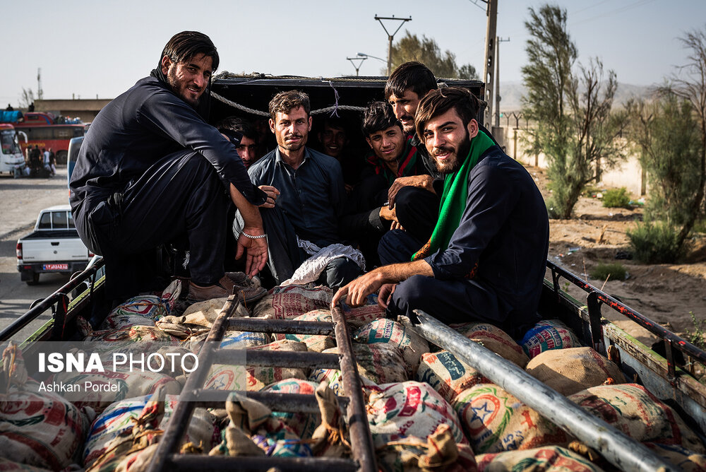 ورود زائران اربعین حسینی پاکستانی - مرز میرجاوه