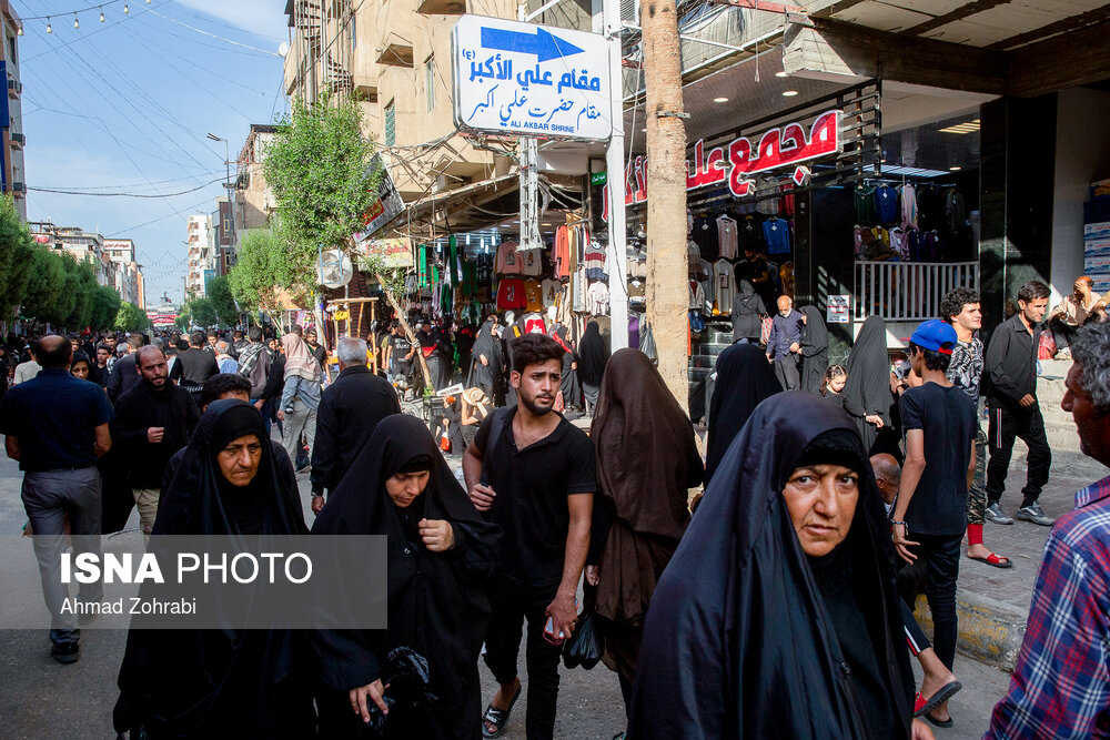 محل ورود به مقام علی اکبرامام حسین (ع)‌‌ در خیابان سدره کربلا