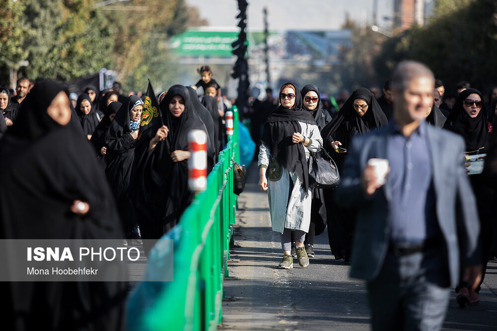 راهپیمایی جاماندگان اربعین حسینی - تهران