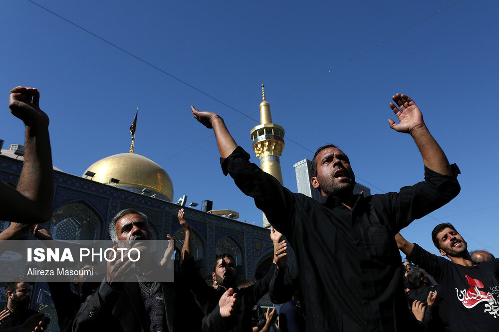 عزاداری اربعین حسینی در حرم امام رضا(ع)