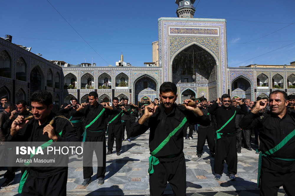 عزاداری اربعین حسینی در حرم امام رضا(ع)