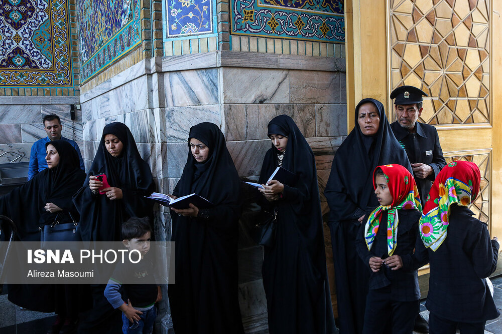 عزاداری اربعین حسینی در حرم امام رضا(ع)