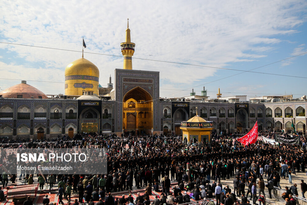 عزاداری ۲۸ صفر در حرم امام رضا(ع)