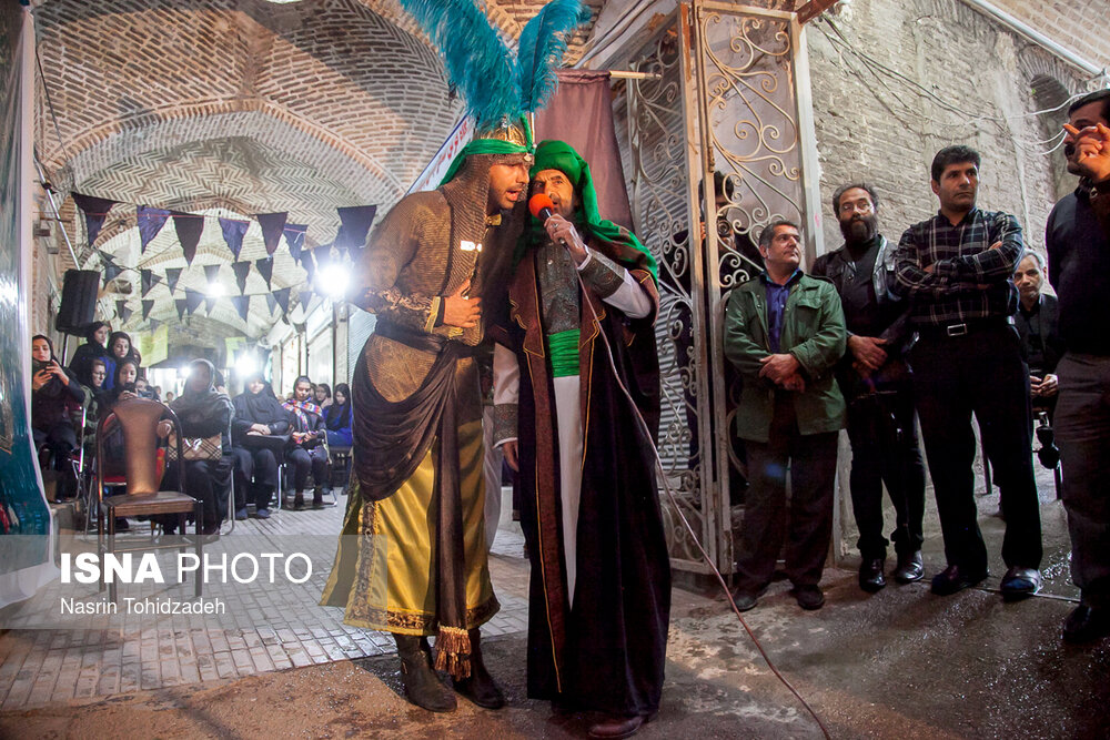 مراسم تعزیه خوانی و سوگواری ۲۸ صفر در سرای تاریخی وکیل الدوله - کرمانشاه