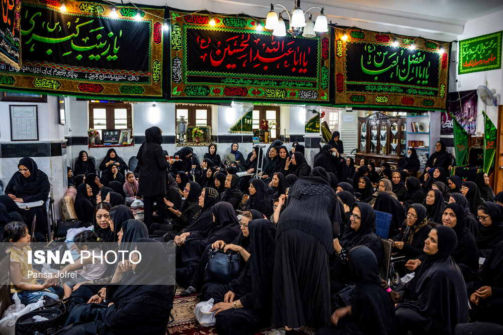 مراسم عزاداری بانوان بوشهری ۲۸ صفر، سالروز رحلت پیامبر اکرم(ص)