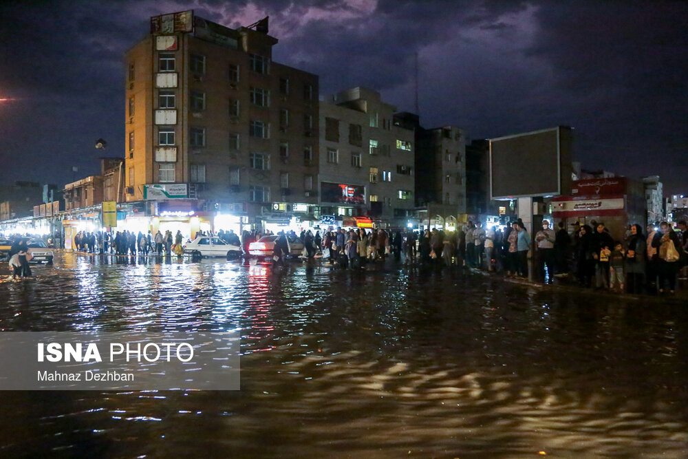 آبگرفتگی در اهواز