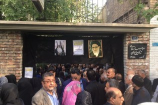 پیکر اعظم طالقانی تشییع شد