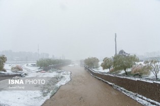 پیش‌بینی بارش برف در مناطق زلزله زده