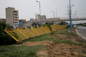 خسارات وارده به اموال عمومی در جریان حوادث اخیر - اهواز