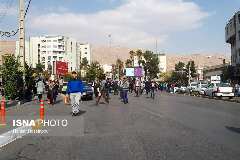 برخی اعتراضات امروز شیراز در پی گرانی و سهمیه‌بندی بنزین