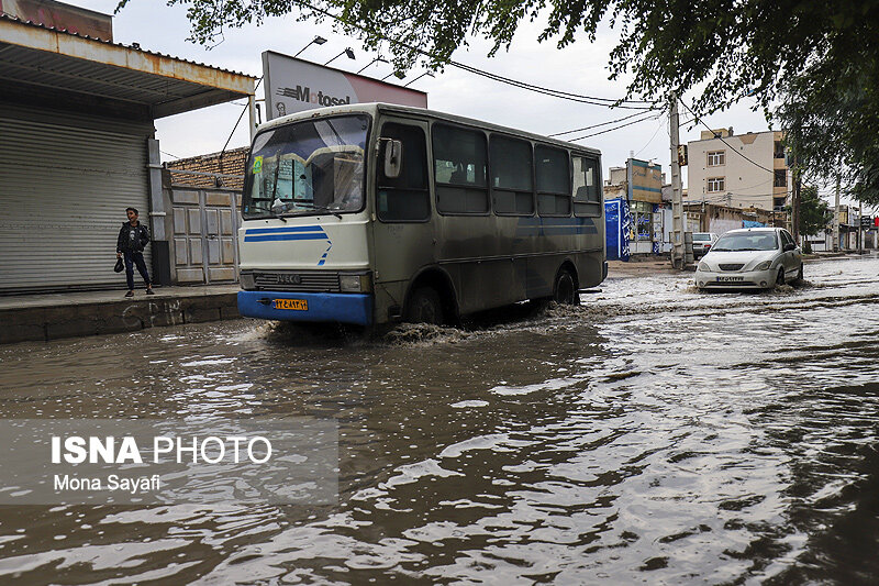 آبگرفتگی در معابر اهواز