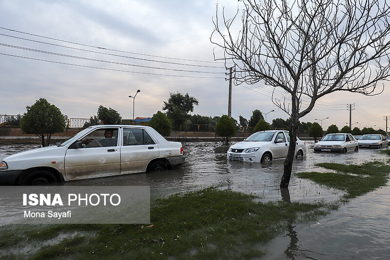 آبگرفتگی در معابر اهواز