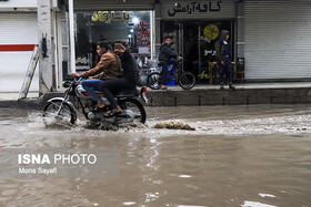 آبگرفتگی در معابر اهواز