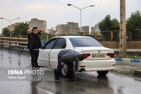 آبگرفتگی در معابر اهواز