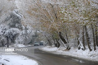 بارش برف و باران در برخی مناطق کشور