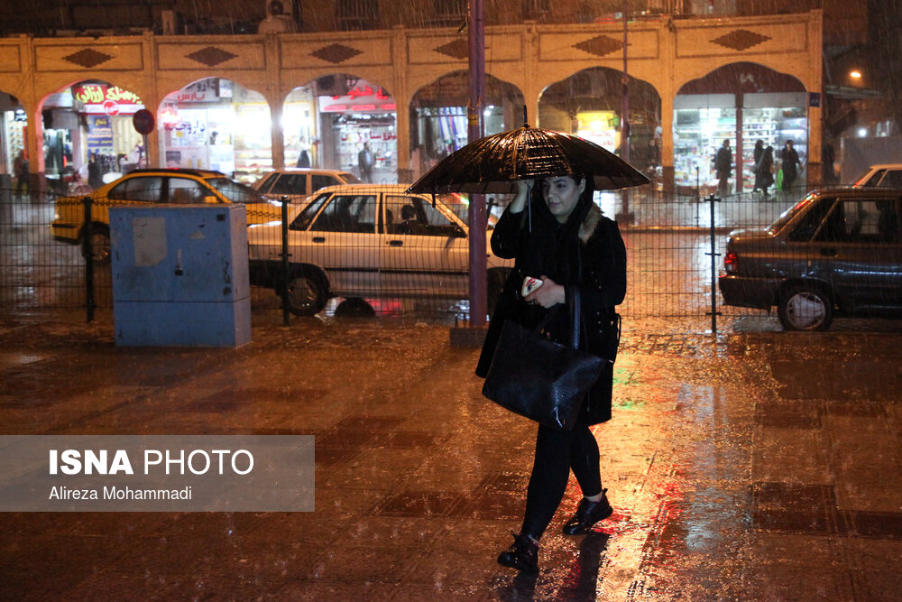 بارش شدید باران در اهواز