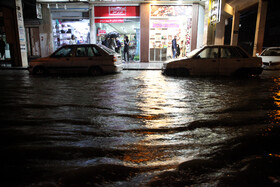 بارش شدید باران در اهواز