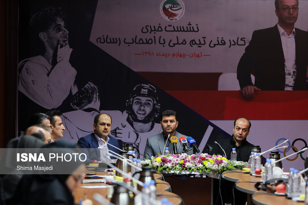 نشست خبری فریبرز عسکری سرمربی تیم ملی تکواندو
