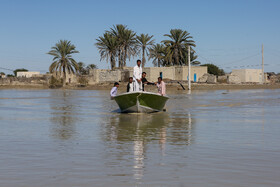 خسارت وارده به مناطق سیل زده «دشتیاری» در استان سیستان و بلوچستان